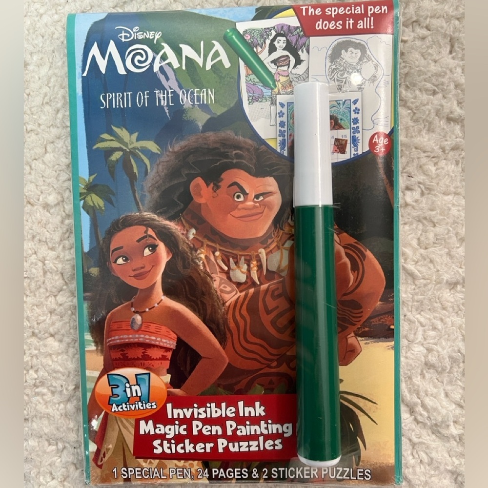 Disney Finding Dory Magic Pen Paint + Moana Invis Ink, Paint & Sticker Duo - Picture 3 of 10